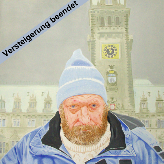 #kein #platz #für #armut #versteigerung #hinz&kunzt #Klaus-Dieter Bohm #Öl auf Lw #1x1m #meyers-art #hans