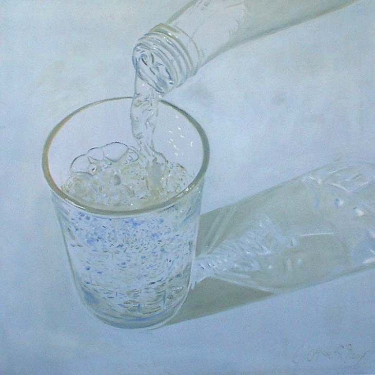 #Glas #Wasser Öl #Leinwand #meyers-art #hansgerhardmeyer #momet