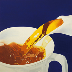 Tee, Öl auf Lw, 1x1m meyers-art hans-gerhard meyer